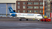 Montenegro Airlines Fokker 100 (4O-AOM) at  Hamburg - Fuhlsbuettel (Helmut Schmidt), Germany