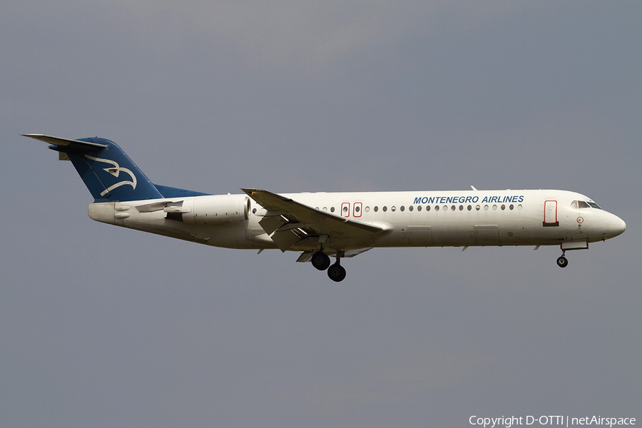 Montenegro Airlines Fokker 100 (4O-AOP) | Photo 308631