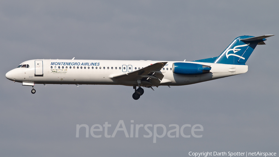 Montenegro Airlines Fokker 100 (4O-AOP) | Photo 355672