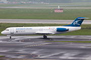 Montenegro Airlines Fokker 100 (4O-AOP) at  Dusseldorf - International, Germany