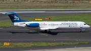Montenegro Airlines Fokker 100 (4O-AOP) at  Dusseldorf - International, Germany