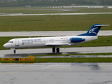 Montenegro Airlines Fokker 100 (4O-AOP) at  Dusseldorf - International, Germany