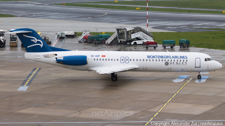Montenegro Airlines Fokker 100 (4O-AOP) | Photo 92313