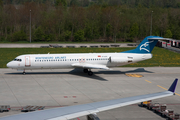 Montenegro Airlines Fokker 100 (4O-AOP) at  Zurich - Kloten, Switzerland