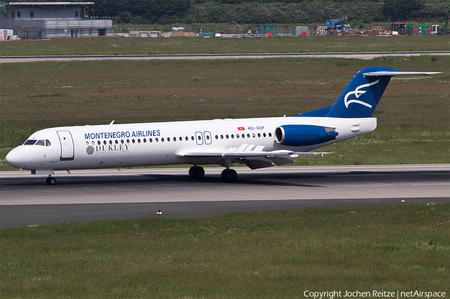 Montenegro Airlines Fokker 100 (4O-AOP) | Photo 48636