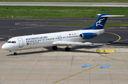 Montenegro Airlines Fokker 100 (4O-AOP) at  Dusseldorf - International, Germany