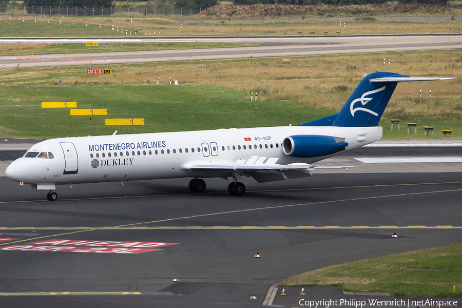 Montenegro Airlines Fokker 100 (4O-AOP) | Photo 117463