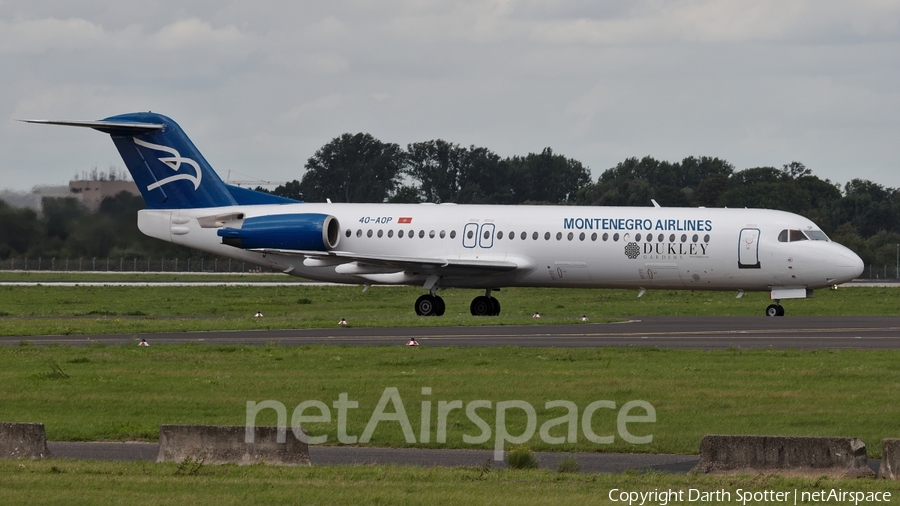Montenegro Airlines Fokker 100 (4O-AOP) | Photo 230783