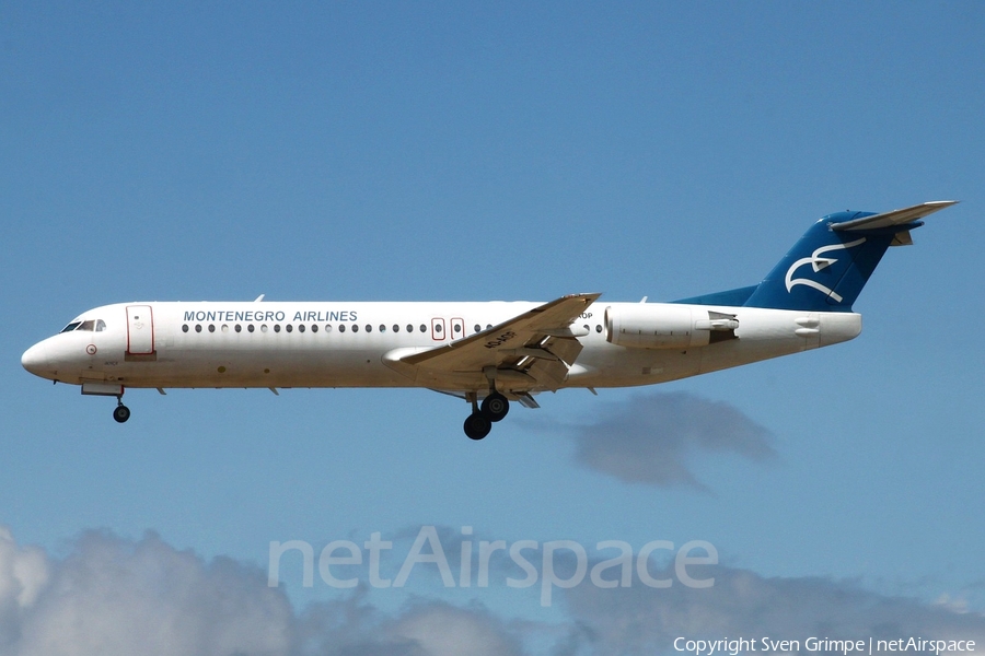 Montenegro Airlines Fokker 100 (4O-AOP) | Photo 12028
