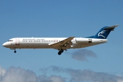 Montenegro Airlines Fokker 100 (4O-AOP) at  Frankfurt am Main, Germany