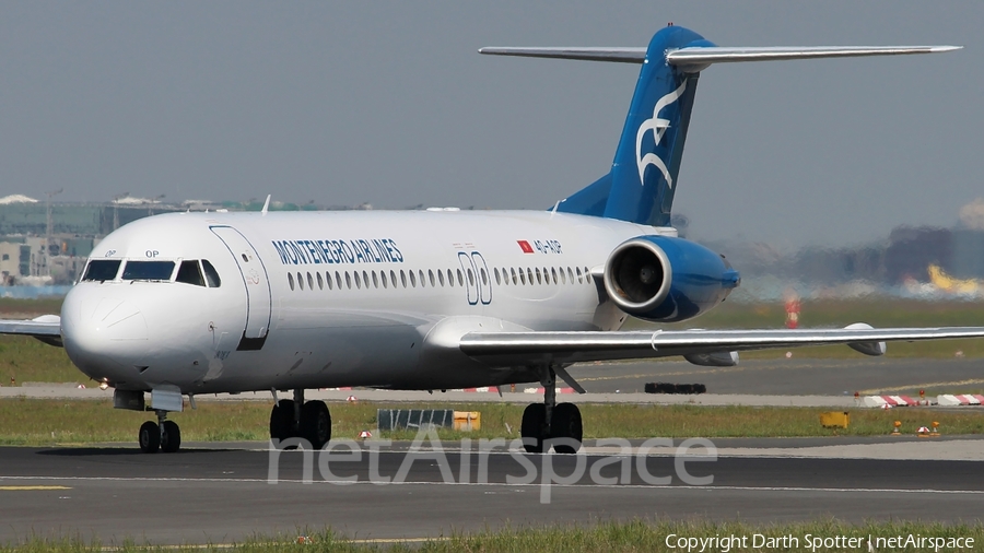 Montenegro Airlines Fokker 100 (4O-AOP) | Photo 217084