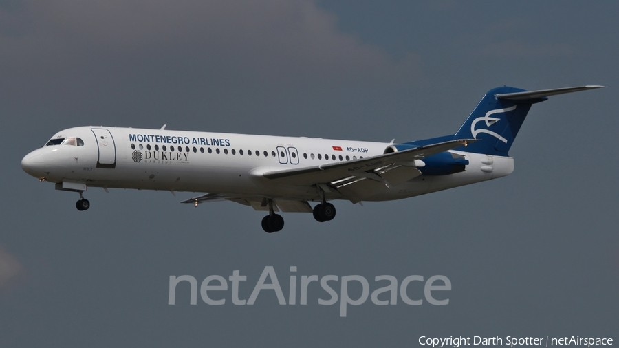 Montenegro Airlines Fokker 100 (4O-AOP) | Photo 218806