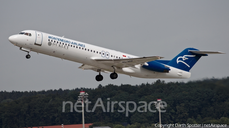 Montenegro Airlines Fokker 100 (4O-AOP) | Photo 230785