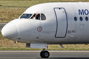 Montenegro Airlines Fokker 100 (4O-AOT) at  Frankfurt am Main, Germany