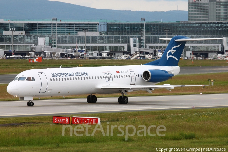 Montenegro Airlines Fokker 100 (4O-AOT) | Photo 36689