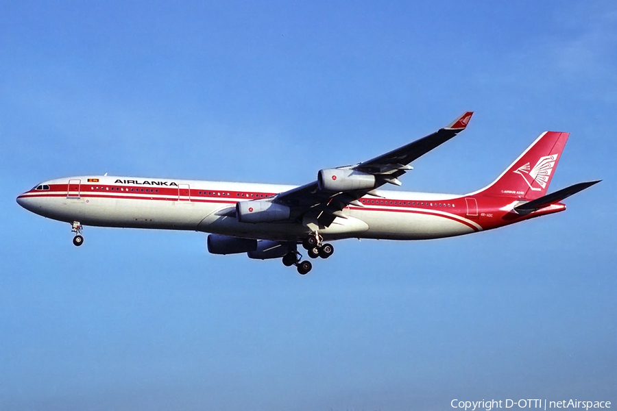 Air Lanka Airbus A340-311 (4R-ADC) | Photo 287924