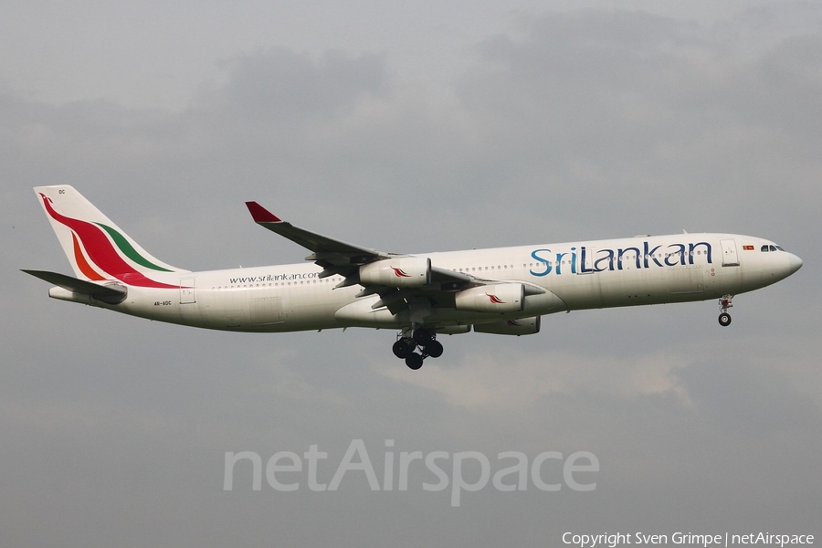 SriLankan Airlines Airbus A340-311 (4R-ADC) | Photo 14564