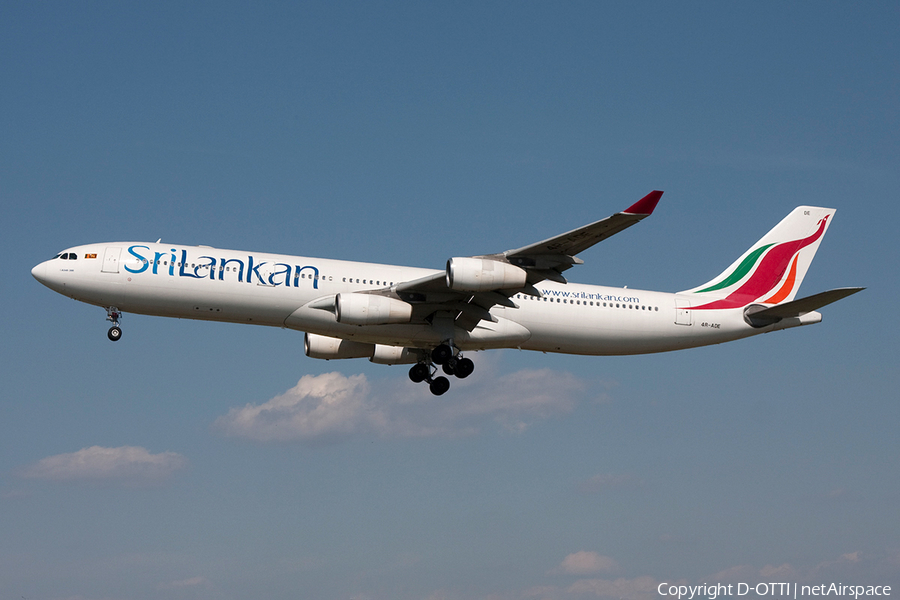 SriLankan Airlines Airbus A340-313X (4R-ADE) | Photo 384809