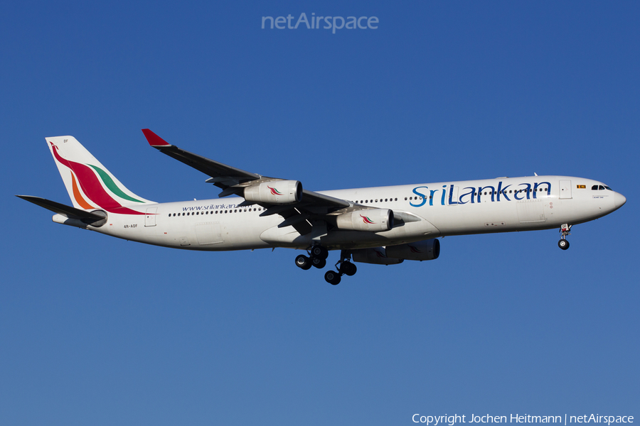 SriLankan Airlines Airbus A340-313X (4R-ADF) | Photo 60389