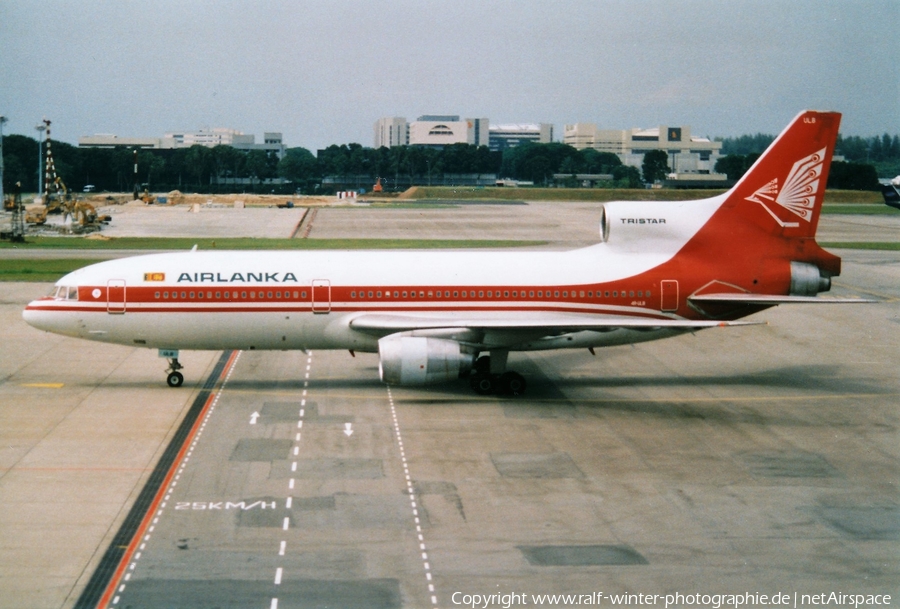 Air Lanka Lockheed L-1011-385-3 TriStar 500 (4R-ULB) | Photo 483680