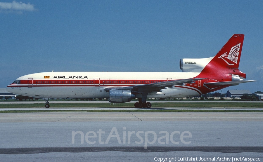 Air Lanka Lockheed L-1011-385-1-15 TriStar 100 (4R-ULC) | Photo 402343