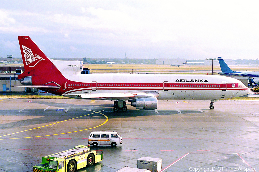 Air Lanka Lockheed L-1011-385-1-15 TriStar 100 (4R-ULC) | Photo 136921