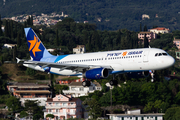 Israir Airbus A320-232 (4X-ABG) at  Corfu - International, Greece