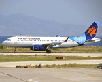 Israir Airbus A320-232 (4X-ABI) at  Rhodes, Greece