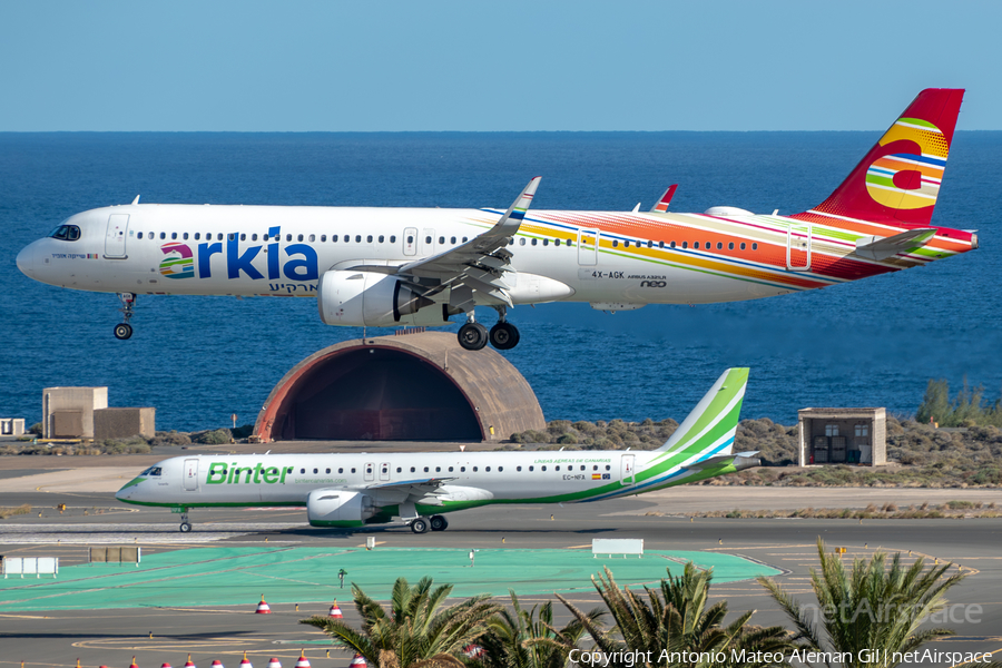 Arkia Israel Airlines Airbus A321-251NX (4X-AGK) | Photo 658722