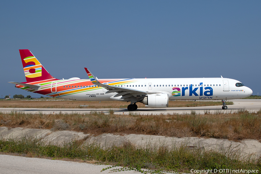 Arkia Israel Airlines Airbus A321-251NX (4X-AGK) | Photo 346761