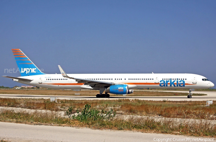Arkia Israel Airlines Boeing 757-3E7 (4X-BAU) | Photo 296581