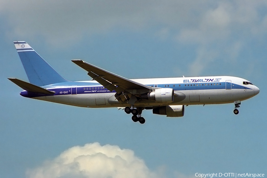 El Al Israel Airlines Boeing 767-258(ER) (4X-EAC) | Photo 263015