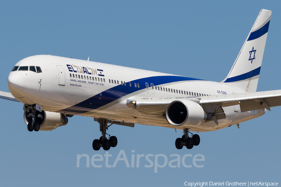 El Al Israel Airlines Boeing 767-3Q8(ER) (4X-EAN) | Photo 186888