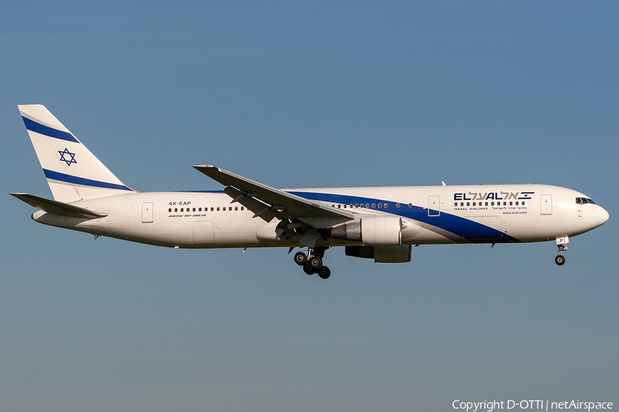 El Al Israel Airlines Boeing 767-3Y0(ER) (4X-EAP) | Photo 277884