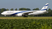 El Al Israel Airlines Boeing 777-258(ER) (4X-ECA) at  Amsterdam - Schiphol, Netherlands