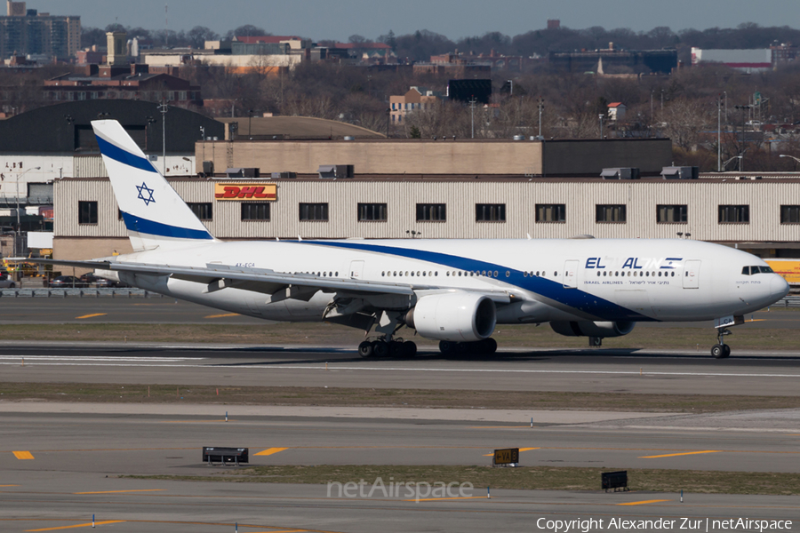 El Al Israel Airlines Boeing 777-258(ER) (4X-ECA) | Photo 158396
