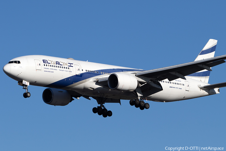 El Al Israel Airlines Boeing 777-258(ER) (4X-ECA) | Photo 525044