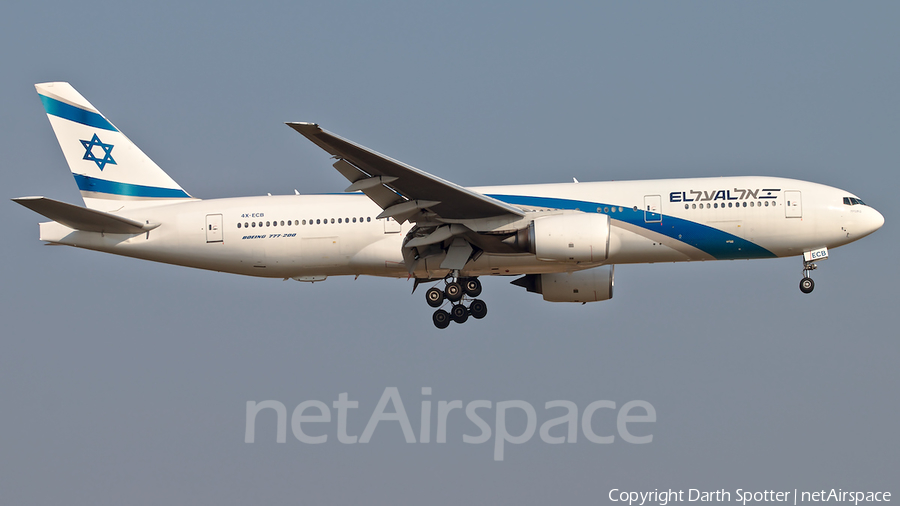 El Al Israel Airlines Boeing 777-258(ER) (4X-ECB) | Photo 313047