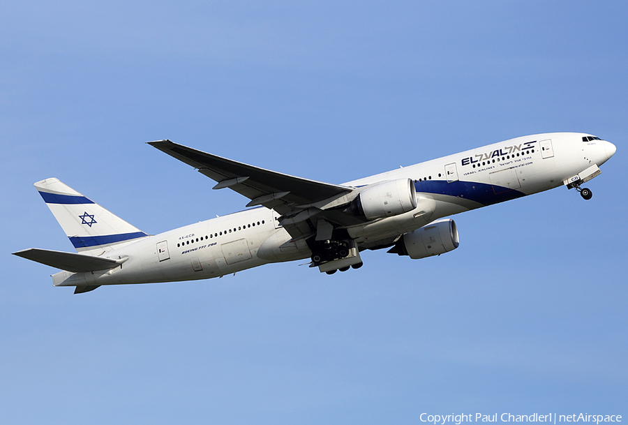 El Al Israel Airlines Boeing 777-258(ER) (4X-ECB) | Photo 48600