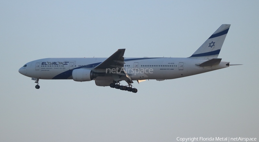 El Al Israel Airlines Boeing 777-258(ER) (4X-ECB) | Photo 294099