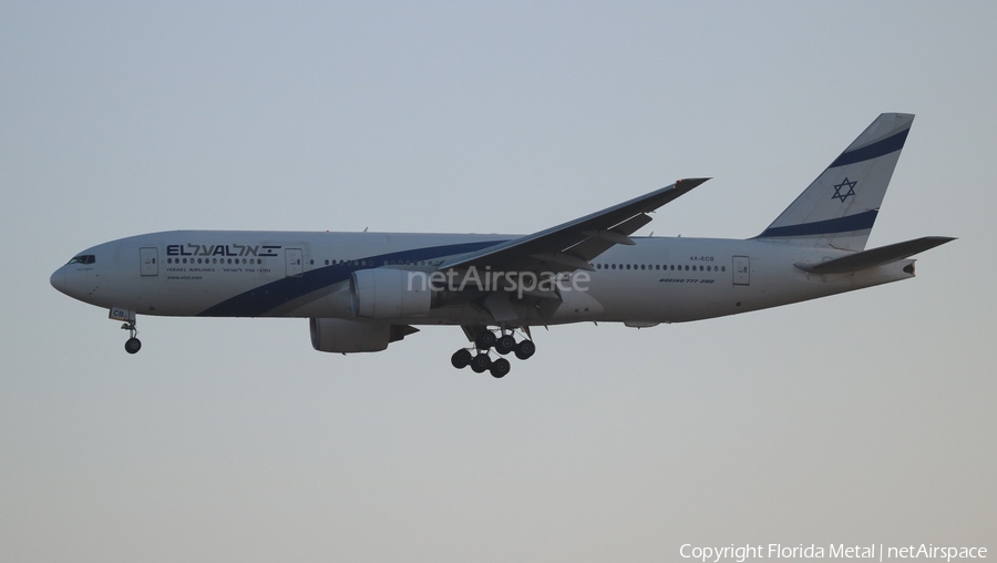 El Al Israel Airlines Boeing 777-258(ER) (4X-ECB) | Photo 312151