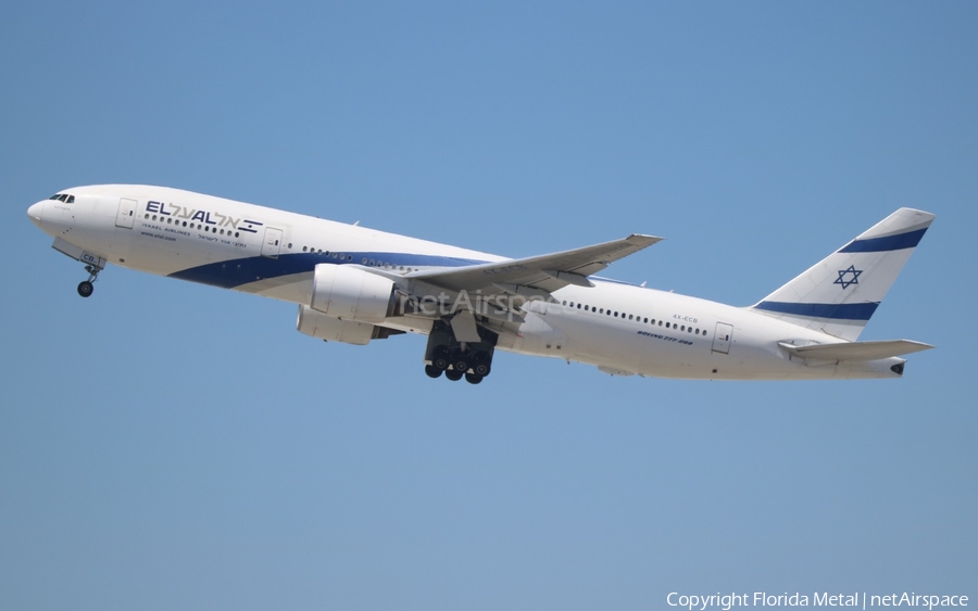 El Al Israel Airlines Boeing 777-258(ER) (4X-ECB) | Photo 327161