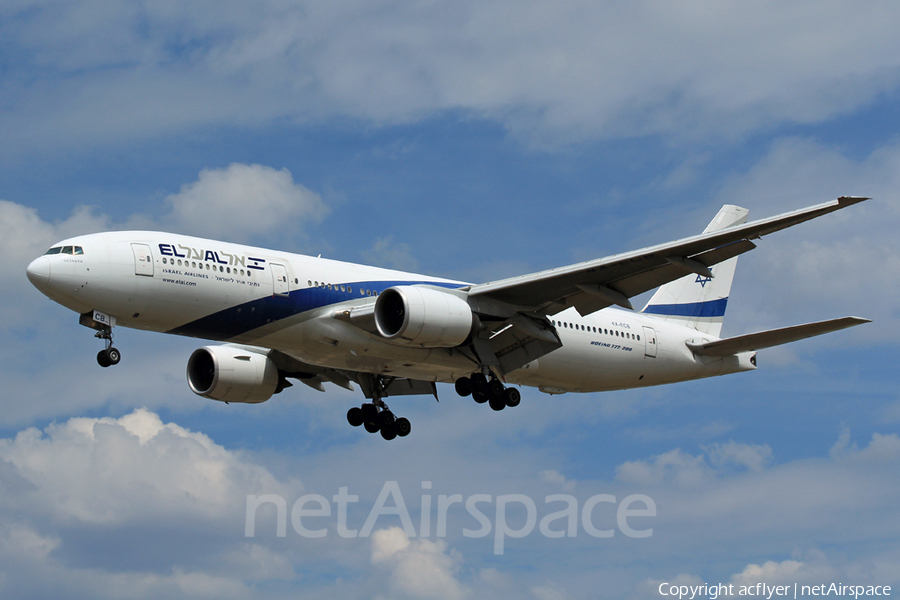 El Al Israel Airlines Boeing 777-258(ER) (4X-ECB) | Photo 255450