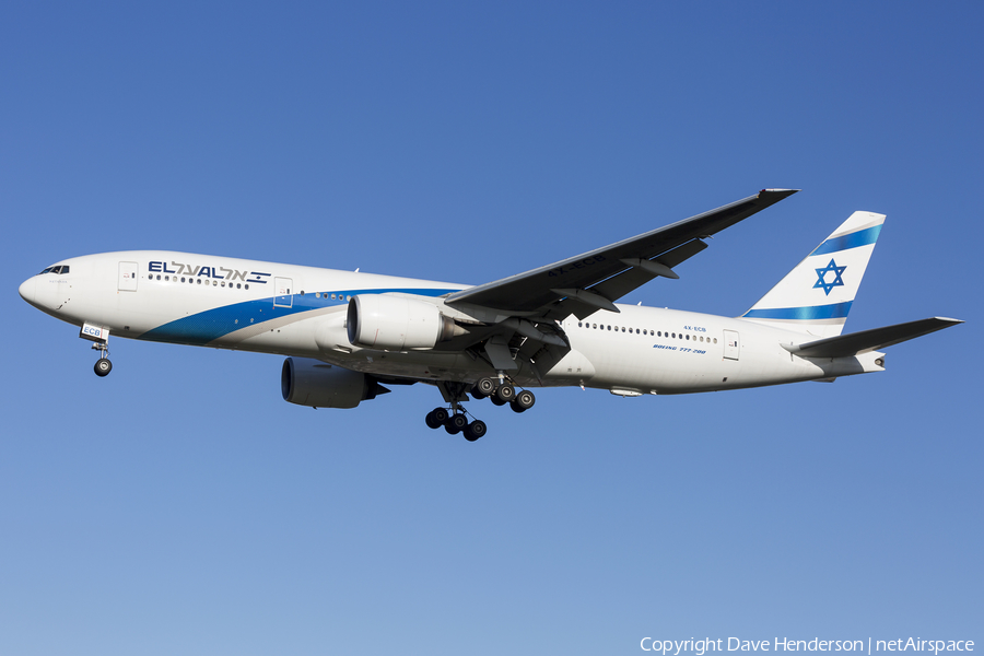 El Al Israel Airlines Boeing 777-258(ER) (4X-ECB) | Photo 369214