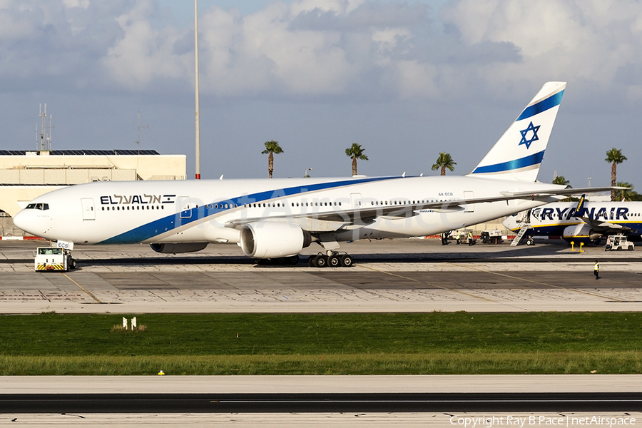 El Al Israel Airlines Boeing 777-258(ER) (4X-ECB) | Photo 281922