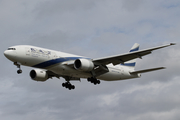 El Al Israel Airlines Boeing 777-258(ER) (4X-ECC) at  London - Heathrow, United Kingdom