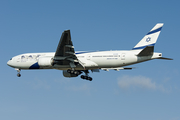 El Al Israel Airlines Boeing 777-258(ER) (4X-ECD) at  Barcelona - El Prat, Spain