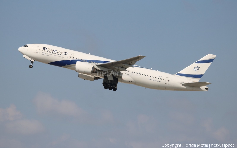 El Al Israel Airlines Boeing 777-258(ER) (4X-ECD) | Photo 327162