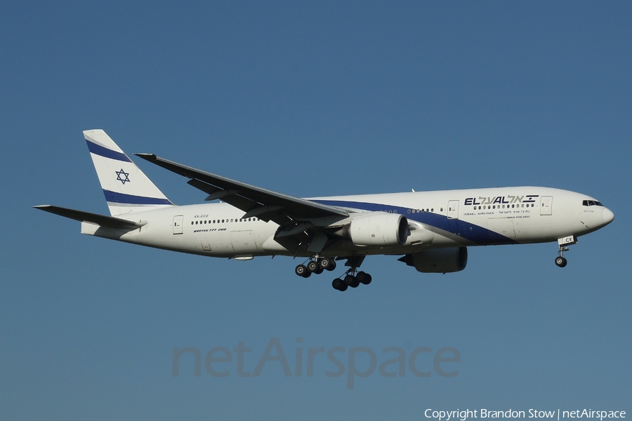 El Al Israel Airlines Boeing 777-258(ER) (4X-ECE) | Photo 367932