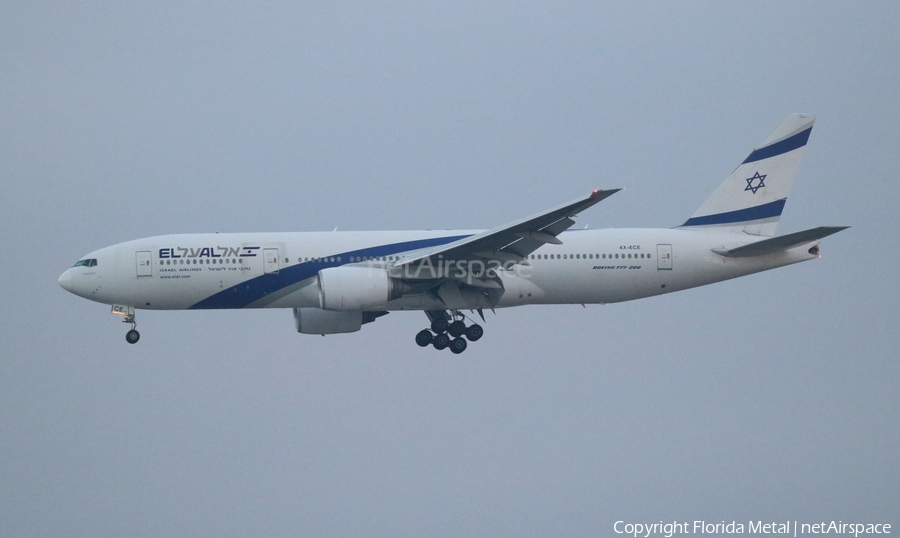 El Al Israel Airlines Boeing 777-258(ER) (4X-ECE) | Photo 312155